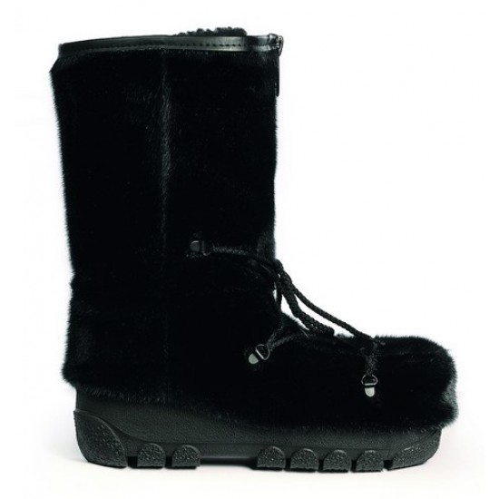 Bilodeau - BLIZZARD Boots, Black Seal Fur Boots